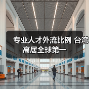 专业人才外流比例 台湾高居全球第一（图1）