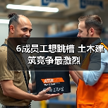 6成员工想跳槽 土木建筑竞争最激烈（图2）