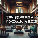 黑龙江高校就业报告 本科多去私企研究生去国企（图3）