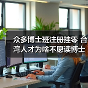 众多博士班注册挂零 台湾人才为啥不愿读博士（图3）