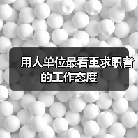 用人单位最看重求职者的工作态度（图4）