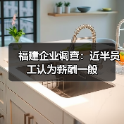 福建企业调查：近半员工认为薪酬一般（图1）