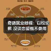 奇葩就业歧视：以校论薪 没谈恋爱概不录用（图1）