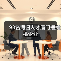 93名海归人才厦门摆摊挑企业（图3）