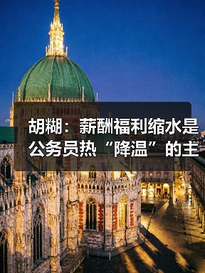 胡糊：薪酬福利缩水是公务员热“降温”的主要因素（图2）