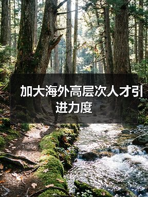加大海外高层次人才引进力度（图3）
