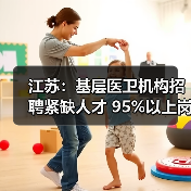 江苏：基层医卫机构招聘紧缺人才 95%以上岗位应届生可（图1）
