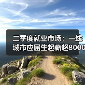 二季度就业市场：一线城市应届生起薪超8000（图1）
