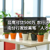 最高可贷500万 农行济南分行发放首笔“人才e贷”(图2) 最高可贷500万 农行济南分行发放首笔“人才e贷”(图2)