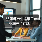 法学等专业连续三年就业率亮“红牌”(图3) 法学等专业连续三年就业率亮“红牌”(图3)