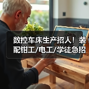 数控车床生产招人！装配钳工/电工/学徒急招（图4）