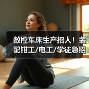 数控车床生产招人！装配钳工/电工/学徒急招（图1）