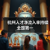 杭州人才净流入率持续全国第一（图1）