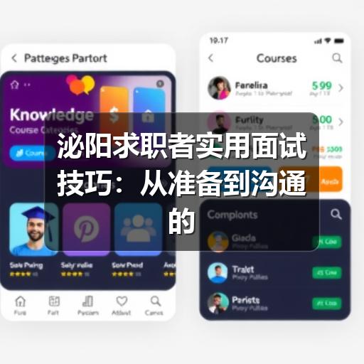 泌阳求职者实用面试技巧：从准备到沟通的完整指南