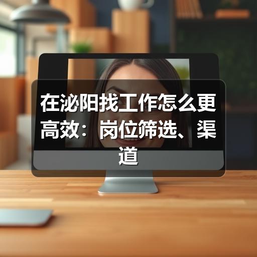在泌阳找工作怎么更高效：岗位筛选、渠道选择与避坑建议