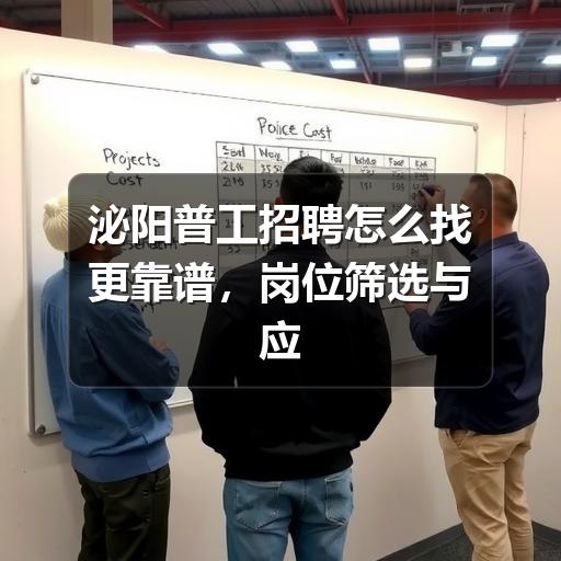 泌阳普工招聘怎么找更靠谱，岗位筛选与应聘注意事项