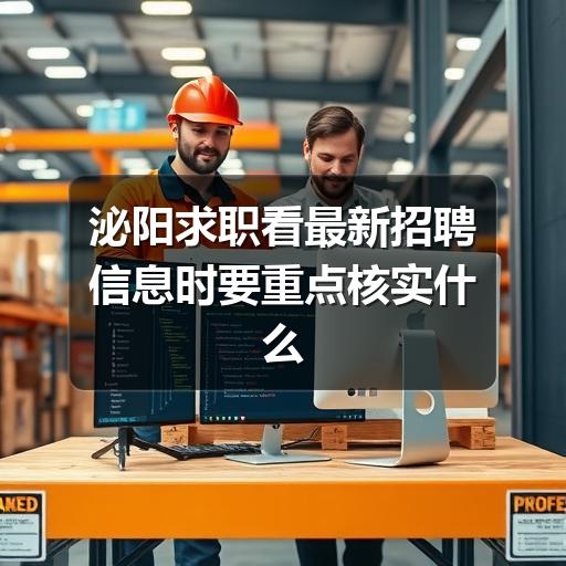泌阳求职看最新招聘信息时要重点核实什么
