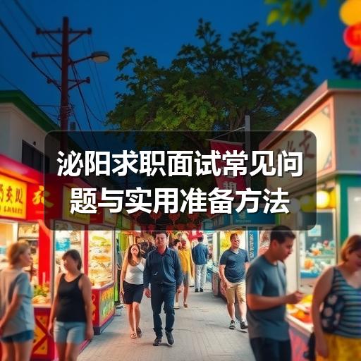 泌阳求职面试常见问题与实用准备方法