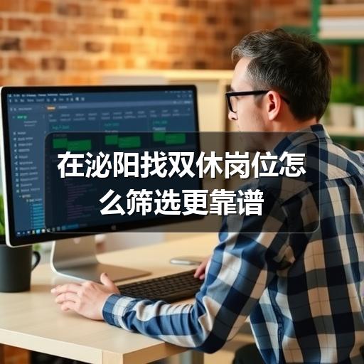 在泌阳找双休岗位怎么筛选更靠谱