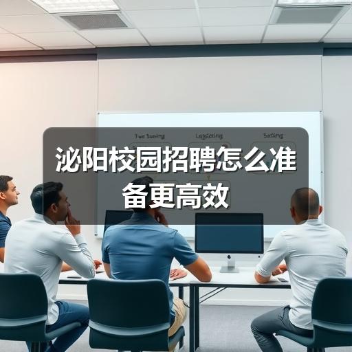 泌阳校园招聘怎么准备更高效