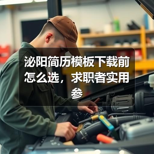 泌阳简历模板下载前怎么选，求职者实用参考