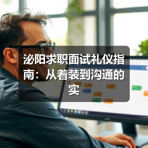 泌阳求职面试礼仪指南：从着装到沟通的实用建议