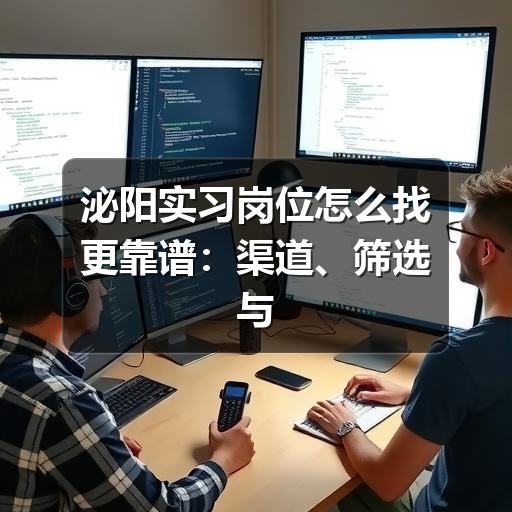 泌阳实习岗位怎么找更靠谱：渠道、筛选与避坑建议